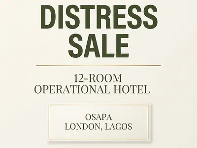 Affordable Fully Operational 12-Room Hotel with Governor's Consent — Osapa, Lekki, Lagos