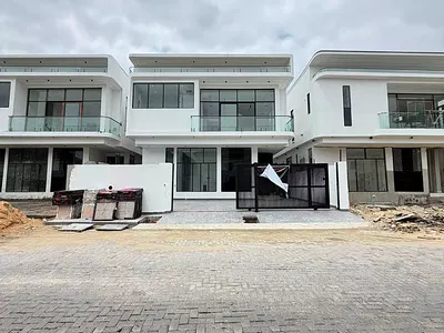 Outstanding 4 Bedroom Detached Duplex with a Room BQ, Swimming Pool — Lekki, Lagos