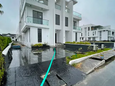 Luxury 5 Bedroom Semi Detached Duplex + BQ, Pool, Cinema — Lekki, Lagos