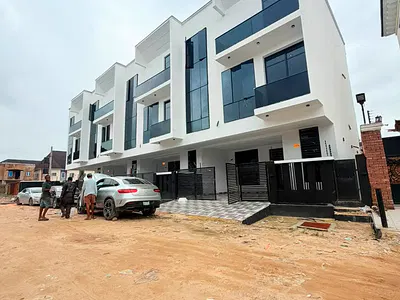 Exquisite 4 Bedroom Terrace Duplex + Located in a Gated Estate — Ago Palace, Isolo, Lagos