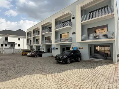Newly Built 4 Bedroom Terraced Duplex with BQ — Guzape Main, Guzape District, Abuja