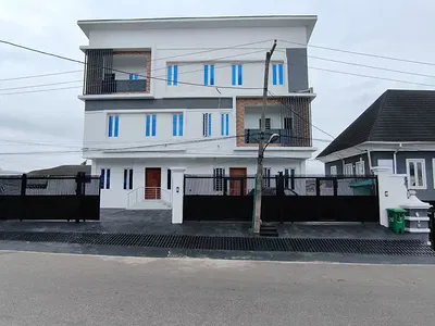 Spaciously Built 4 Bedroom Semi Detached Duplex with a Room BQ — Opebi, Ikeja, Lagos