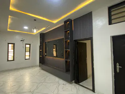Standard 3 Bedroom Apartment with BQ — Gracious Apartment After Blenco Supermarket Sangotedo, Ajah, Lagos