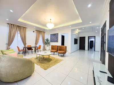 3-Bedroom Serviced Apartment with 24/7 Wifi, Electricity, Snooker Table — Lekki, Lagos