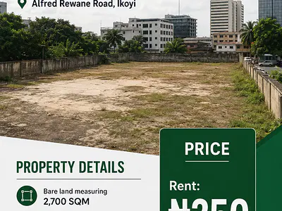 Commercial Land — Alfred Rewane Road, Ikoyi, Ikoyi, Lagos