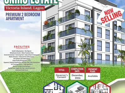 Luxury 2 Bedroom Flat for Offplant Deals — Off the Abisogun Road Oniru Estate Victoria Island Lagos, Oniru, Victoria Island (VI), Lagos