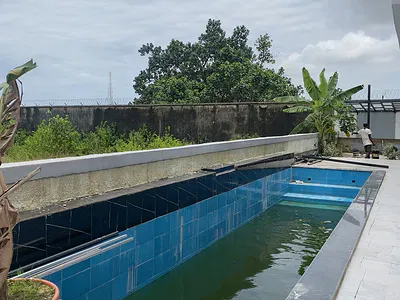 Enormous 5 Bedroom Duplex with a BQ, Pool, Cinema — Ajah, Lagos