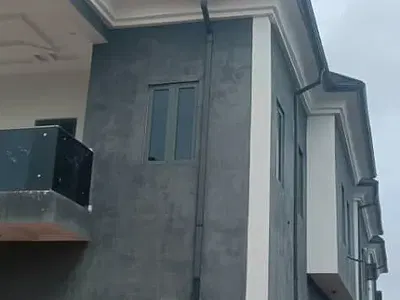 Standard 2-Bedroom Flatupstairs with a Personal Staircase, 2 Balconies — Oribanwa, Ibeju Lekki, Lagos