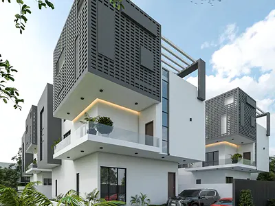 5 Bedrooms Fully Detached Duplex. — Lekki, Lagos