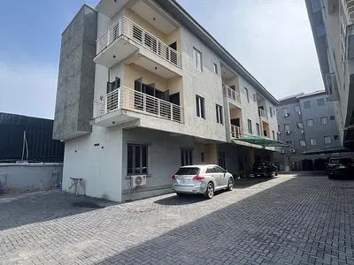 Spacious 4 Bedroom Townhouse with 1 Room BQ — Ikate Kusenla Road, Ikate Elegushi, Lekki, Lagos