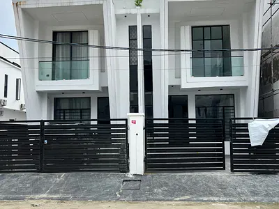 Standard 4 Bedroom Semi Detached Duplex with BQ — Lekki, Lagos