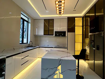 5 Bed Luxury Detached Home with Swimming Pool, Cinema, Gym and BQ — Lekki, Lagos