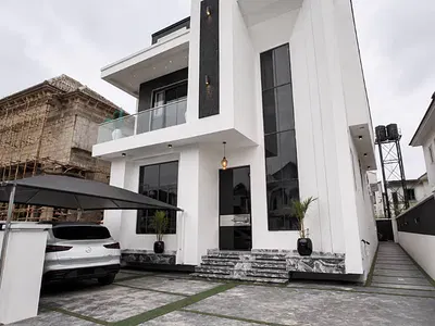 Luxury Fully Furnished 5 Bedroom Detached Home — Lekki Palm City, Lekki, Lagos