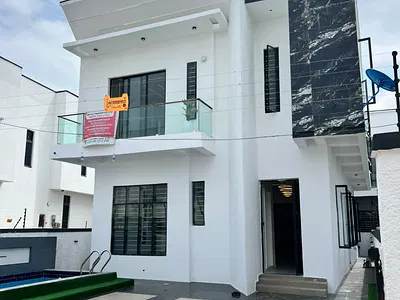 Exquisite 5-Bedroom Fully Detached Duplex with Swimming Pool & BQ — Ikota, Lekki, Lagos