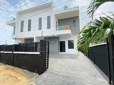 Brand New 4 Bedroom Semi Detached Duplex with BQ — Ajah, Lagos
