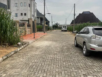 Tastefully Finished Customs 3 Bedroom Terraced Duplex with Boys Quartera — Monastery Road, Sangotedo, Ajah, Lagos