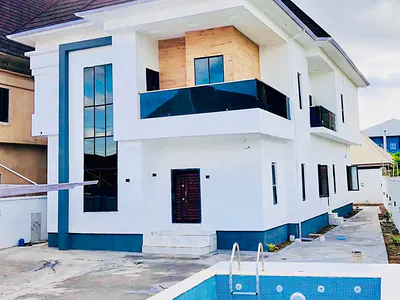 Tastefully Finished New 5 Bedroom Suited Duplex with Swimming Pool — Mile 50, Opposite Osborn Hotel, Abakaliki, Ebonyi