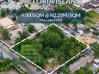 4, 000 SQM Land for Sale — Victoria Island (VI), Lagos