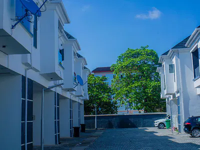 *fully Furnished Standard 4 Bedroom Terrace House with Swimming Pool — Off Harris Drive by VGC, Lekki, Lagos