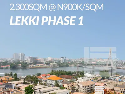 2, 300 SQM Land — Freedom Way, Lekki Phase 1, Lekki, Lagos