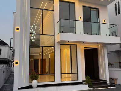 Luxury 5 Bedroom Fully Detached Duplex with BQ and Swimming Pool — Lekki, Lagos