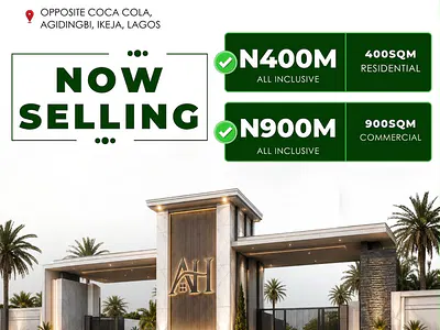 Premium Land with C of O — Opposite Coca Cola, Agidingbi, Ikeja, Lagos
