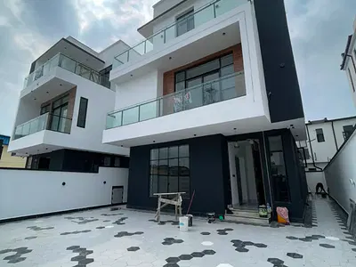 Contemporary 5 Bedroom Fully Detached Duplex + BQ, Open Roof Terrace — Lekki, Lagos