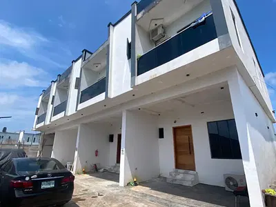 Modern Built Luxury 3bedrooms Terrace Duplex with BQ — Atlantic Nominee Estate, General Paint, Ajah, Lagos