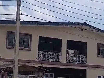 Storey Building with BQ at the Back.on a Full Plot of Dry Land — Opeere Street, Fola Agoro, Yaba, Lagos