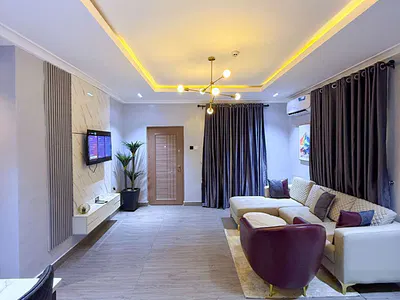 Executive 2-Bedroom Serviced Apartment with Swimming Pool in an Estate — Folorunsho Kuku Street, Opebi, Ikeja, Lagos