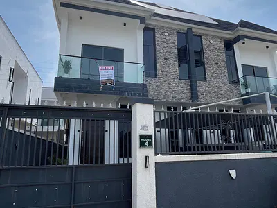 Newly Built Luxurious 4 Bedroom Semi Detached Duplex Self Compound — Ikota, Lekki, Lagos