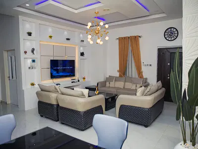 Self Compound 4 Bedroom Semi Detached Duplex with BQ — Lekki, Lagos