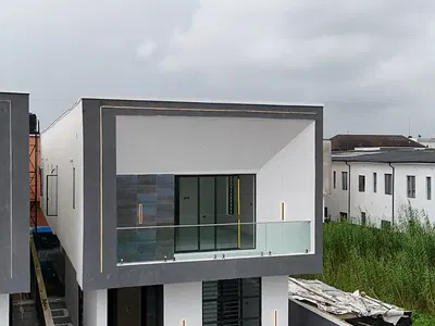Breathtaking 5 Bedroom Fully Detached Duplex with Swimming Pool — Lekki Palm City Estate, Ado, Ajah, Lagos
