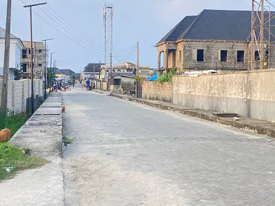 400SQM Fenced Dryland with Cofo on a Tarred Road — Ajah, Lagos