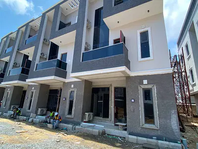 An Amazing 4 Bedroom Terraced Duplex with- BQ- Pool - Gym - — Oniru, Victoria Island (VI), Lagos