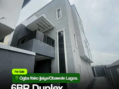 Bedroom Fully Detached Duplex, Exquisitely Fitted with Modern Fitting — Ogba, Ikeja, Lagos