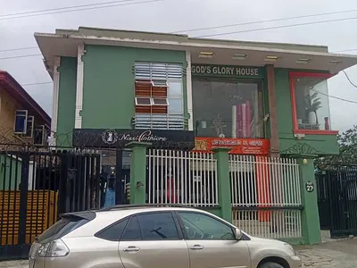 Plaza on a Half Plot of Land — Old Olowoora Road Along Magodo, Olowora, Magodo, Lagos