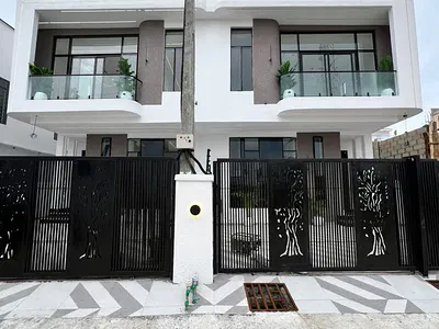 Lovely 4 Bedroom Semi Detached with Detailed Finishing & a BQ — Ikota, Lekki, Lagos