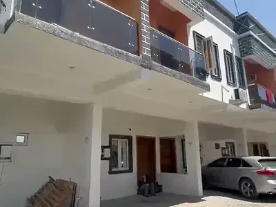 Fairly Used 4 Bedroom Terrace Duplex with a BQ — Ikota GRA Lekki, Lekki, Lagos