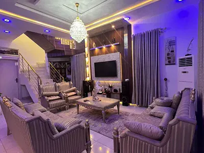 A Fully Furnished 4 Bedroom Fully Detached Duplex and BQ — Lekki, Lagos