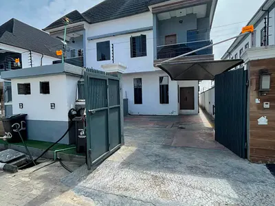 Lovely 4 Bedroom Semi Detached Duplex with a Room BQ — Lekki, Lagos
