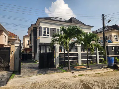 Spacious 5 Bedroom Fully Detached Duplex with 2 Boys Quarters — Lekki, Lagos