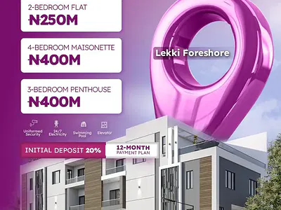 Luxury 2 Bedroom Apartment — Lekki, Lagos