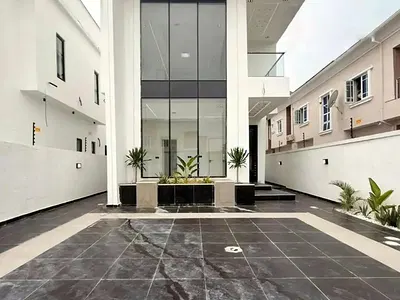 Newly Built 5 Bedroom Fully Detached Duplex with a Swimming Pool & BQ — Ikota, Lekki, Lagos