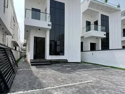 Luxury 5 Bedroom Fully Detached Duplex with Swimming Pool, BQ — Chevron, Lekki, Lagos