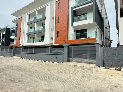 3 Bedroom Apartment with Elevator, Gym, Lounge in Secure Estate — Lekki, Lagos