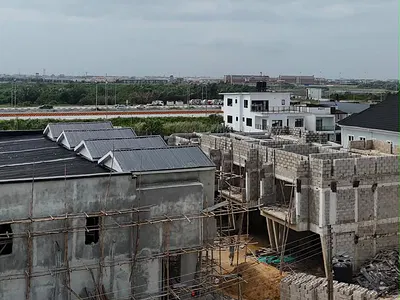 3-Bedroom Terrace + Studio Apartment in a Secured Environment — Along at Atican Beach the Coastal Road, 15mins to Victoria Island,, Victoria Island Extension, Victoria Island (VI), Lagos