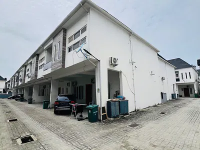 4 Bedroom Terraced Duplex in a Secured and Serviced Estate. — Rose Bank Court Phase5, Ikota G.R.A, Lekki, Lagos., Ikota, Lekki, Lagos