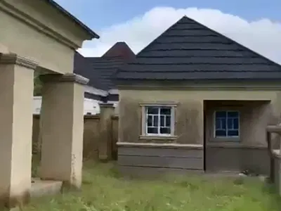 90% Semi Finished 3 Bedrooms Fully Detached Bungalow with BQ Space — In an Estate, Lokogoma District, Abuja