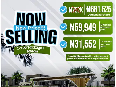 One Plot of Land 600 SQM (Corper Package) — Obafemi Owode, Ogun